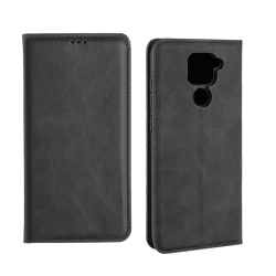 Leather Flip Cover with Internal Pocket For Xiaomi Redmi Note 9 Black Leather Flip Cover with Internal Pocket For Xiaomi Redmi Note 9 Black